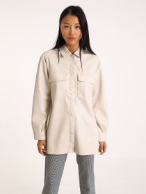 Куртка-сорочка H&M модель 8987032wer_Бежевый Фото