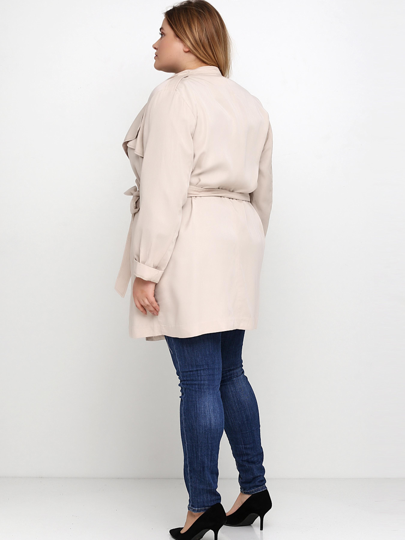 Плащ H&M модель 5752147sdm_Светло-бежевый Фото