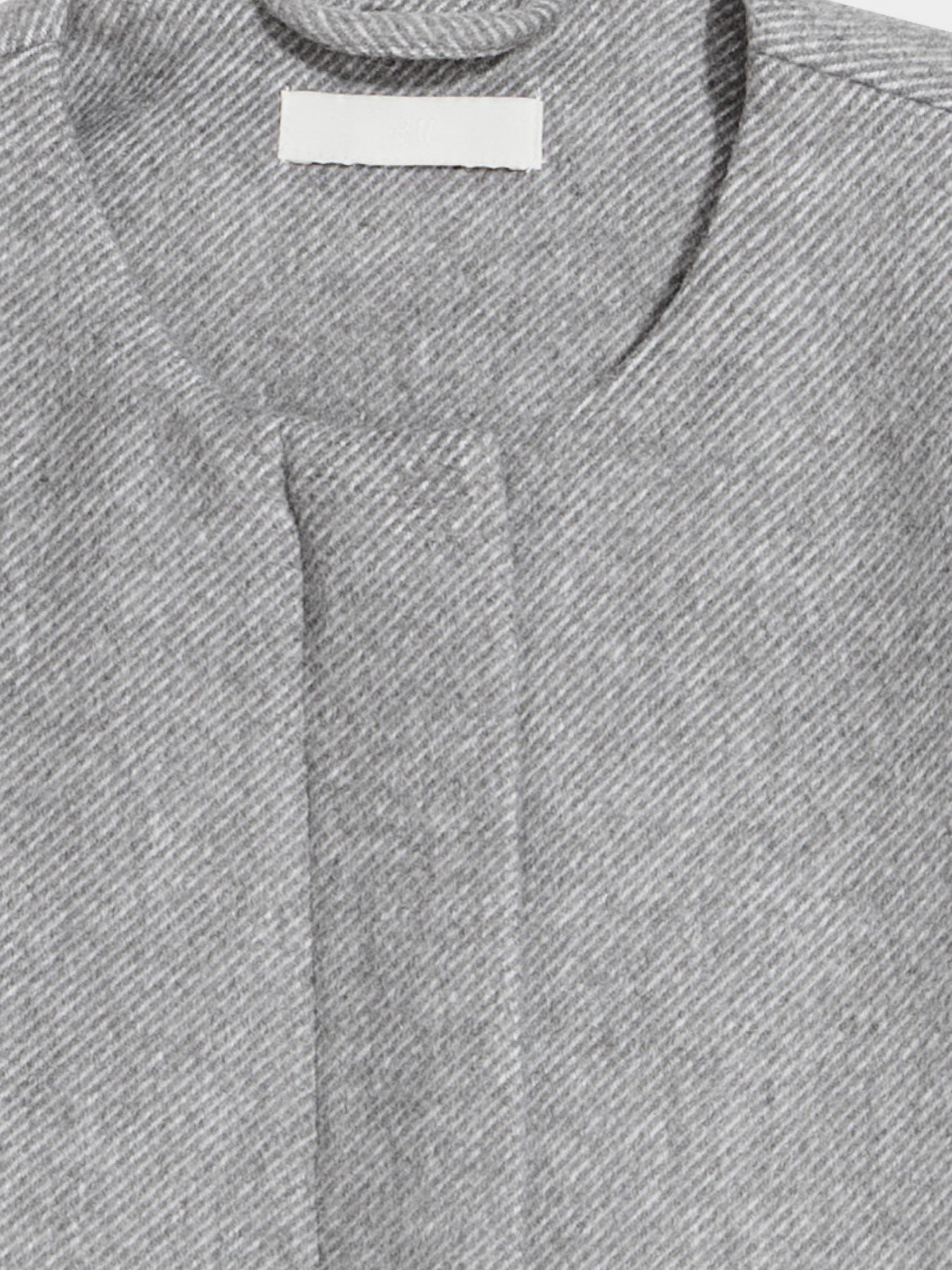 Пальто H&M модель 5111906RP11_серый меланж Фото