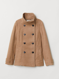 Пальто H&M модель 2F6265878_темно-бежевый Фото