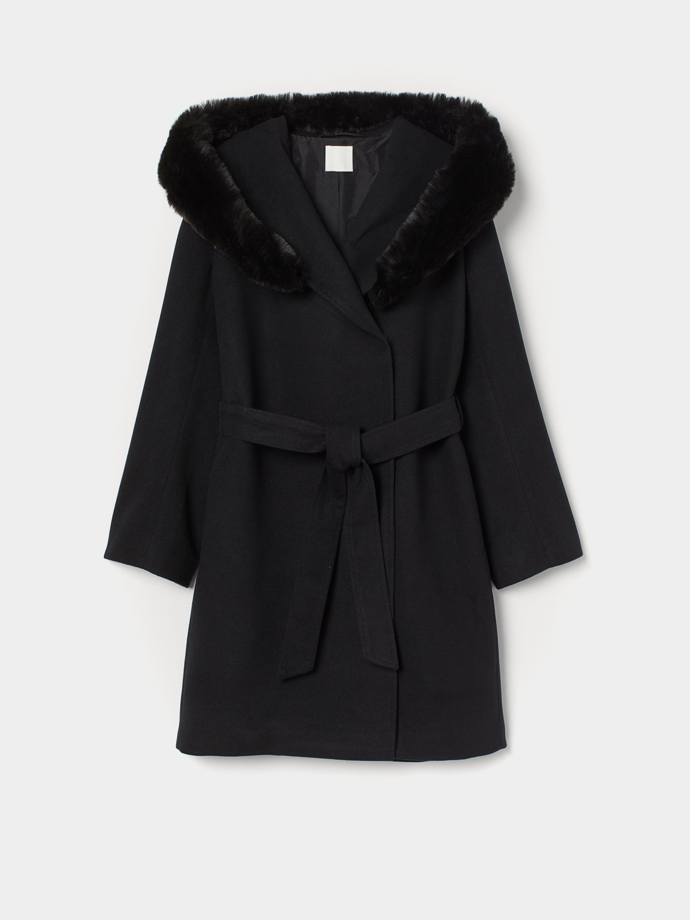 Пальто H&M модель 8912472wtr_Черный Фото