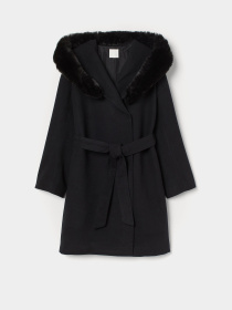 Пальто H&M модель 8912472wtr_Черный Фото