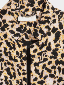 Пальто H&M модель 5625196RP12_бежево-черный леопардовый Фото