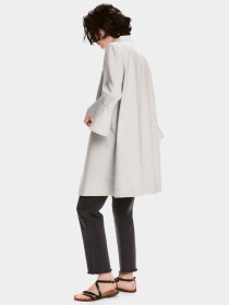 Пальто H&M модель 5068235dm_светло-серый меланж Фото