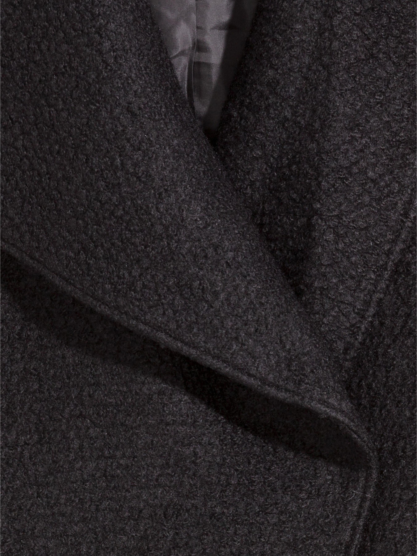 Пальто H&M модель 3009084wt_черный Фото