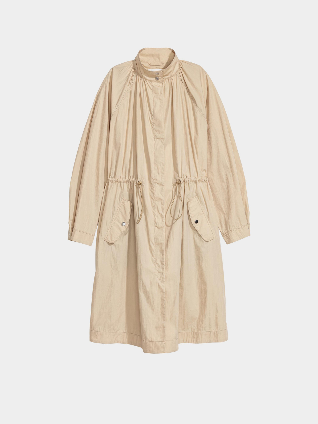 Плащ H&M модель 6231467bar_Светло-бежевый Фото