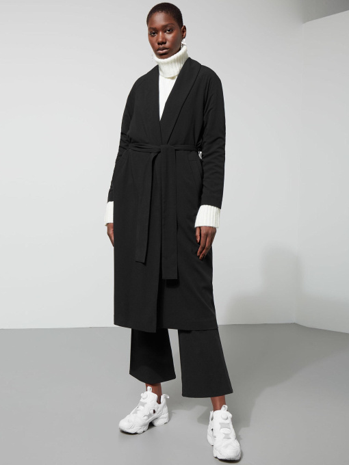 Пальто Weekday модель 4843805bar_Черный Фото