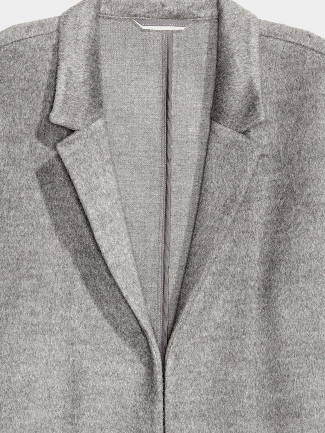 Пальто H&M модель 3901634RP6_серый Фото