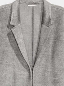 Пальто H&M модель 3901634RP6_серый Фото