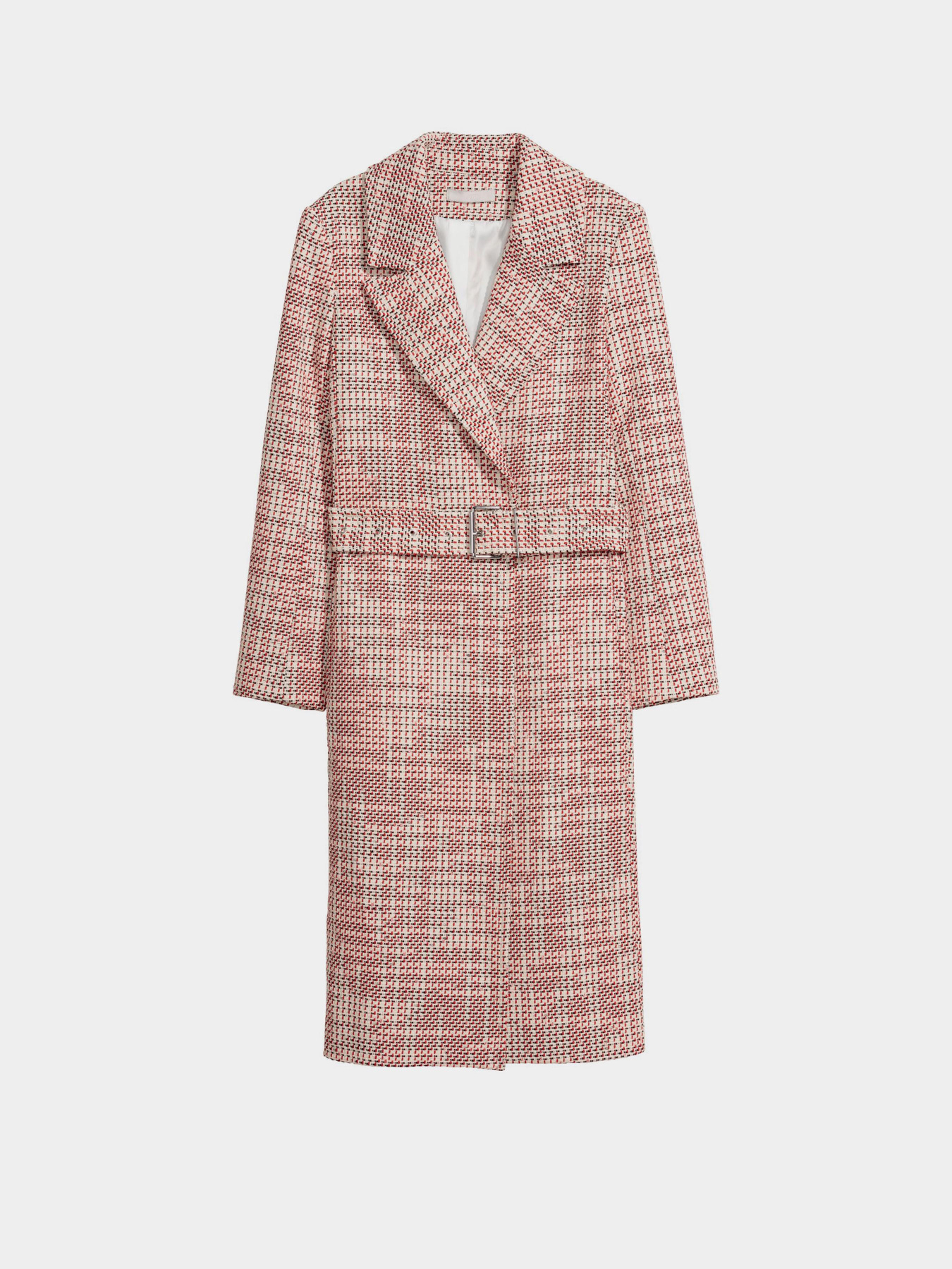 Пальто H&M модель 6092067dlog_Бело-красный Фото