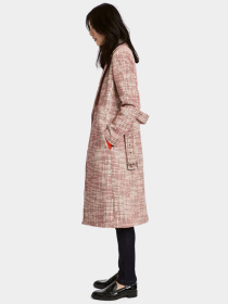 Пальто H&M модель 6092067dlog_Бело-красный Фото