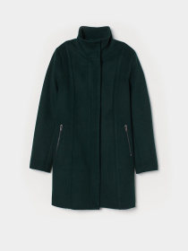 Пальто H&M модель 6617940wt_темно-зеленый Фото