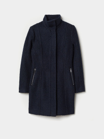 Пальто H&M модель 6617948wt_темно-синий Фото