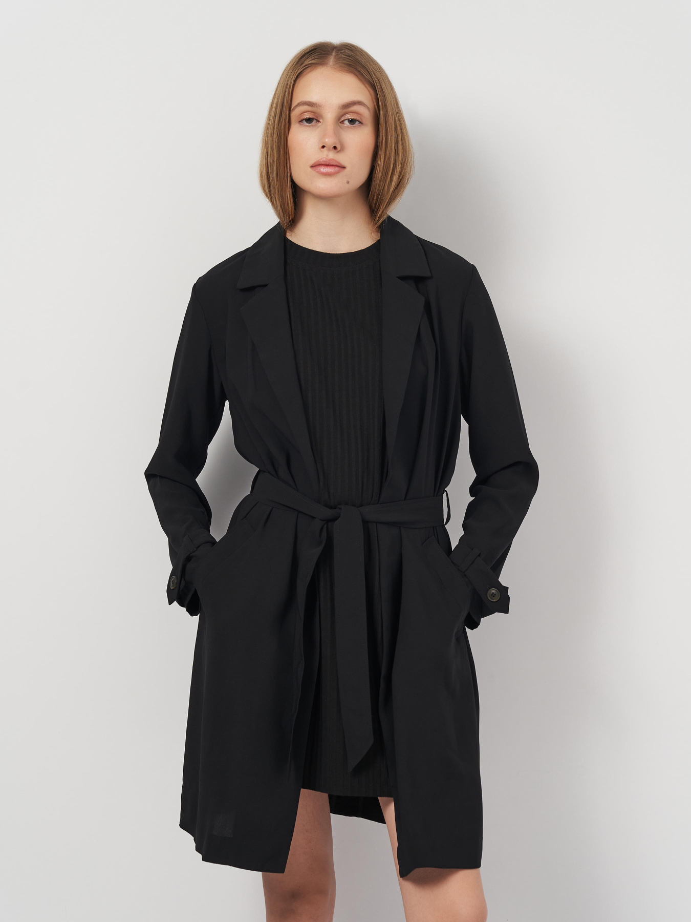 Тренч H&M модель 1114789arl_Черный Фото