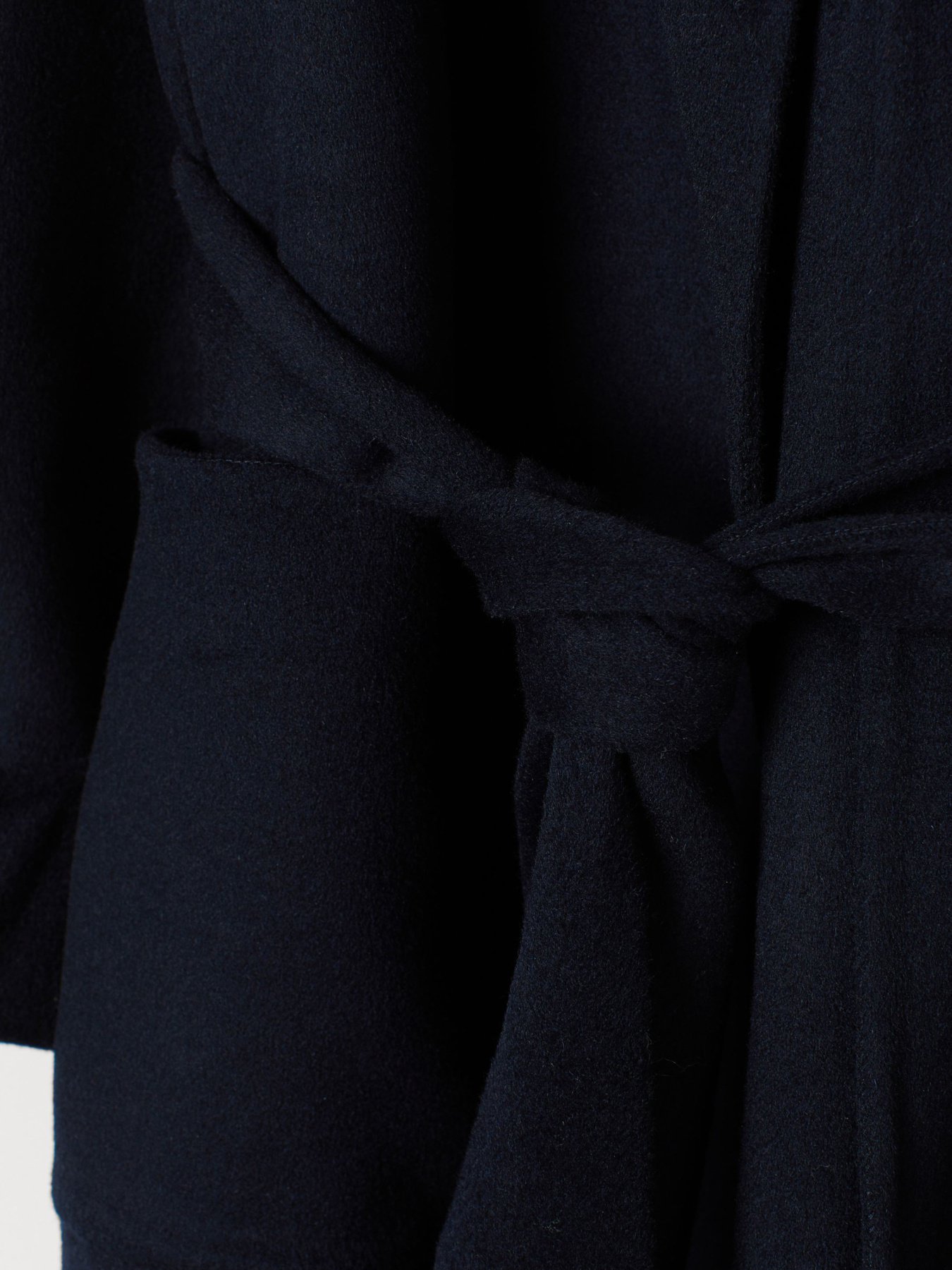 Пальто H&M модель 7842650wt_Темно-синий Фото