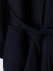 Пальто H&M модель 7842650wt_Темно-синий Фото