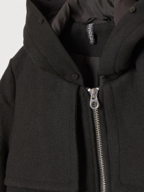 Пальто H&M модель 7604580wt_черный Пальто H&M модель 7604580wt_черный Фото