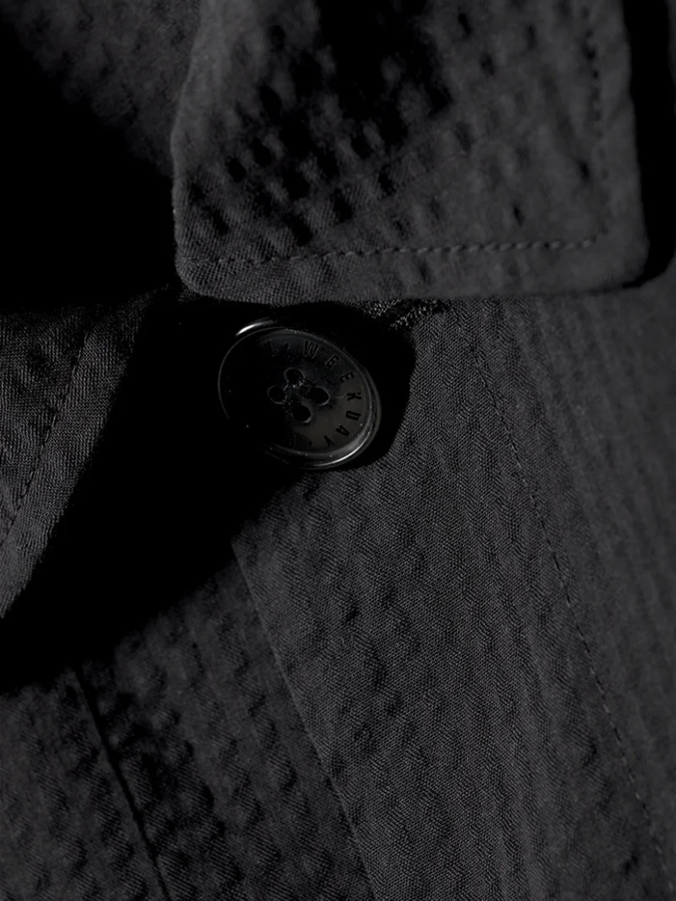 Пальто Weekday модель 8633761ral_Черный Фото