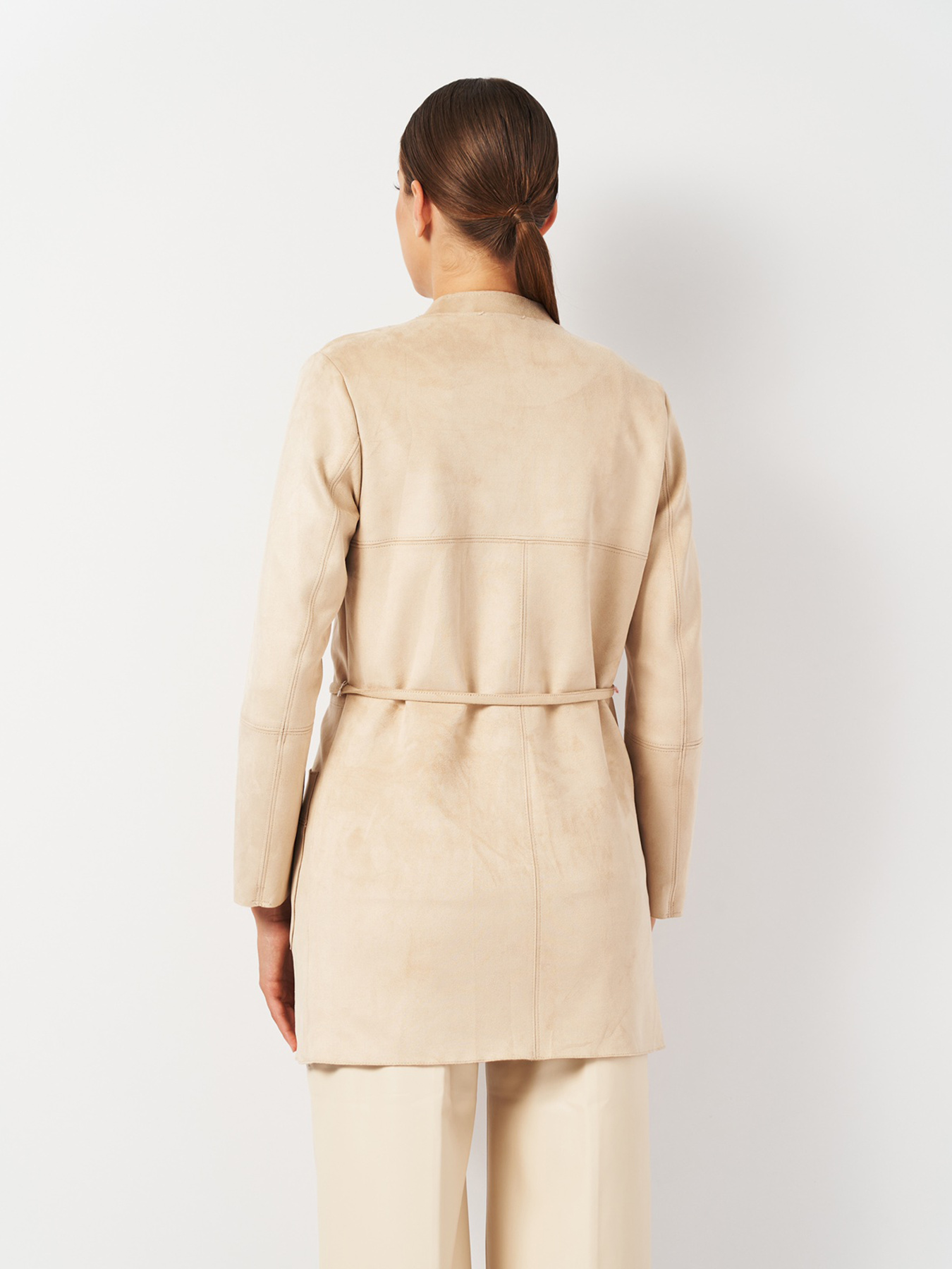 Пальто H&M модель 8158482ral_Светло-бежевый Фото