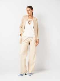 Пальто H&M модель 8158482ral_Светло-бежевый Фото