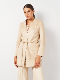 Пальто H&M модель 8158482ral_Светло-бежевый Фото