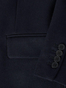 Пальто H&M модель 7505650wer_Темно-синий Фото