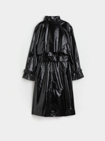 Тренч H&M модель 1027301ral_Черный Фото