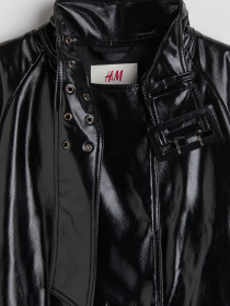 Тренч H&M модель 1027301ral_Черный Фото