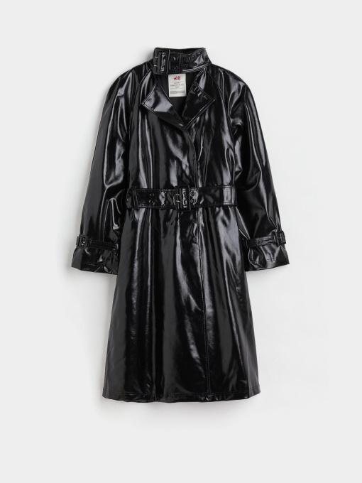 Тренч H&M модель 1027301ral_Черный Фото