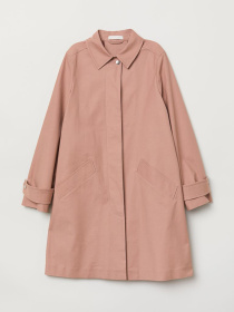 Плащ H&M модель 6725738dlog_Темно-пудровый Фото