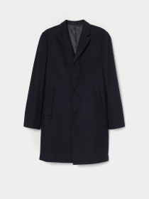 Пальто H&M модель 8634292wer_Темно-синий Фото