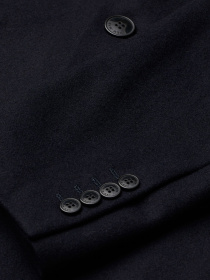 Пальто H&M модель 8634292wer_Темно-синий Пальто H&M модель 8634292wer_Темно-синий Фото