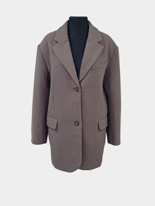 Пальто Weekday модель 6398171wer_Кофейный Фото