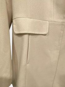 Пальто H&M модель 1012551wer_Молочный Фото