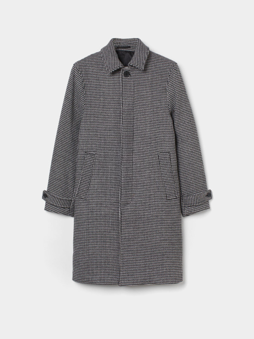 Пальто H&M модель 9784724arl_Черно-белый Фото