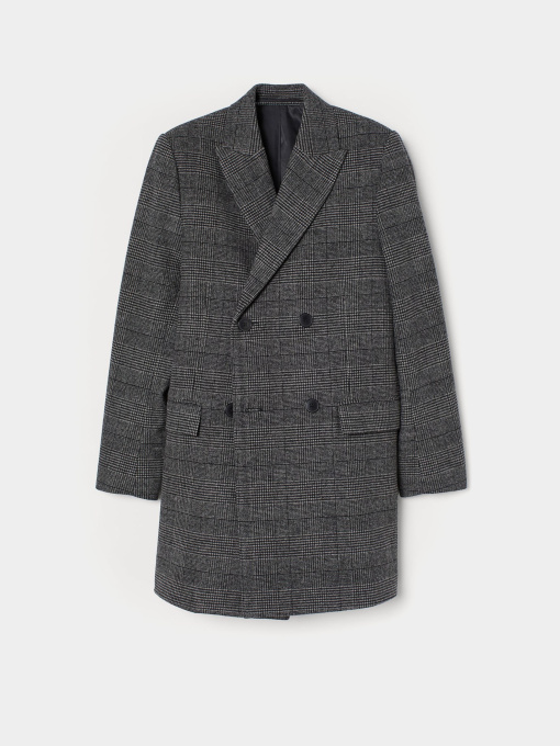 Пальто H&M модель 7505650wer_Серый Фото