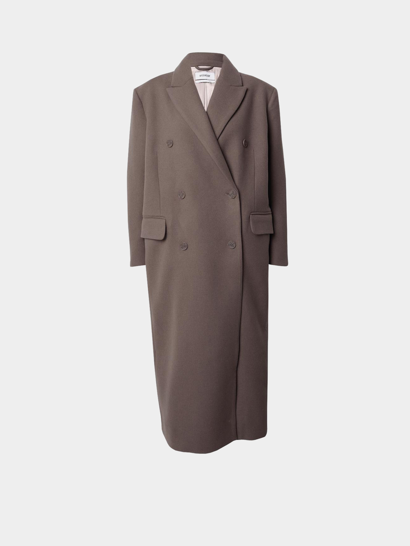 Пальто Weekday модель 4114963wer_Коричневый Пальто Weekday модель 4114963wer_Коричневый Фото