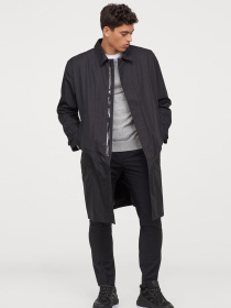 Тренч H&M модель 9108662wer_Черный Фото