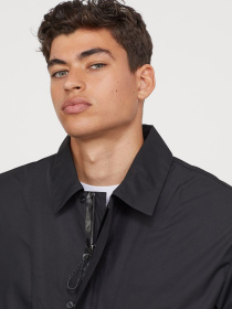 Тренч H&M модель 9108662wer_Черный Фото