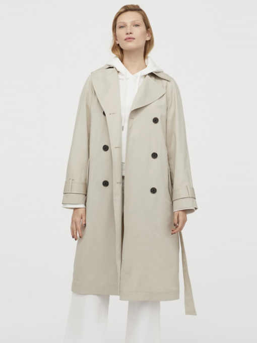 Тренч H&M модель 8030140wer_Бежевый Фото
