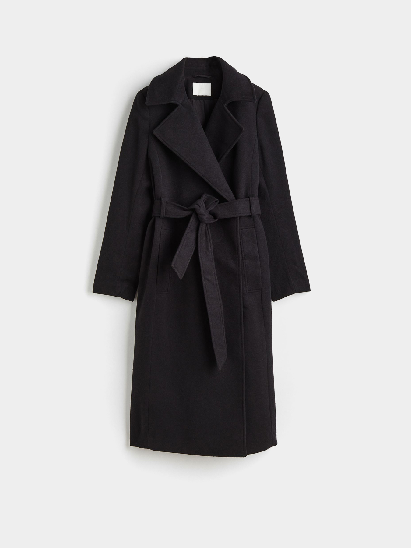 Пальто H&M модель 9723076wer_Черный Пальто H&M модель 9723076wer_Черный Фото