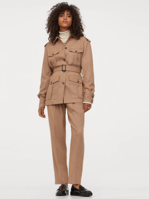 Куртка-сорочка H&M модель 9306122wer_Бежевый Фото