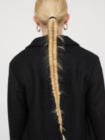 Пальто H&M модель 7402100wt_Черный Фото