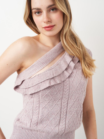 Жилет H&M модель 2001122ral_Сиреневый Фото