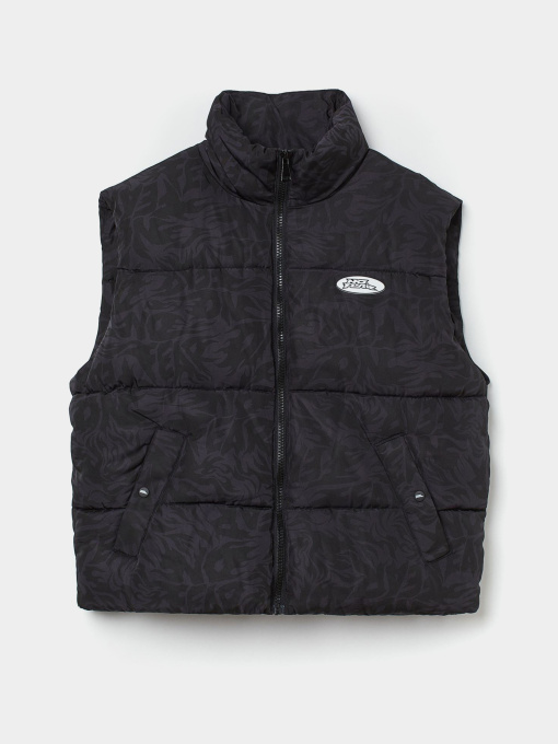 Жилет с утеплителем H&M модель 10179441wer_Серо-черный Фото