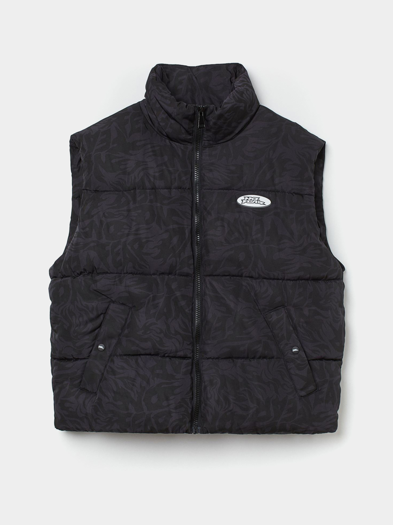 Утеплений жилет H&M модель 10179441wer_Серо-черный Фото