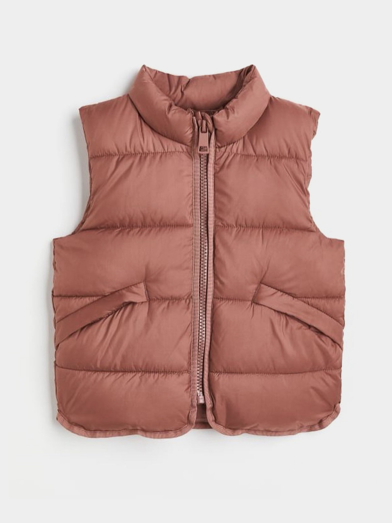 Жилет с утеплителем H&M модель 10756386kwer_Пудровый Фото