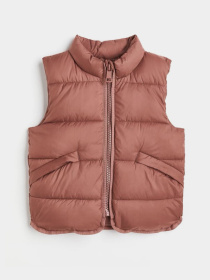 Утеплений жилет H&M модель 10756386kwer_Пудровый Фото