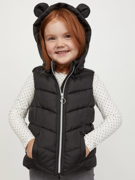 Жилет с утеплителем H&M модель 9692824kwer_Черный Фото