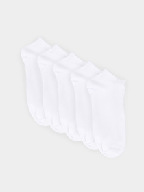 Набор носков Ейсік модель VelukiiiNabirBilyiKorotki Набор носков Ейсік модель VelukiiiNabirBilyiKorotki Фото